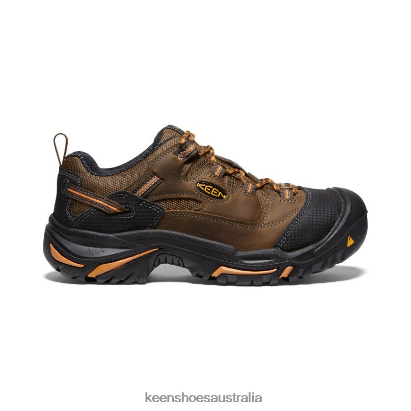 KEEN Footwear TLDLTR349 Cascade/Orange Ochre Braddock Low (Soft Toe) Men