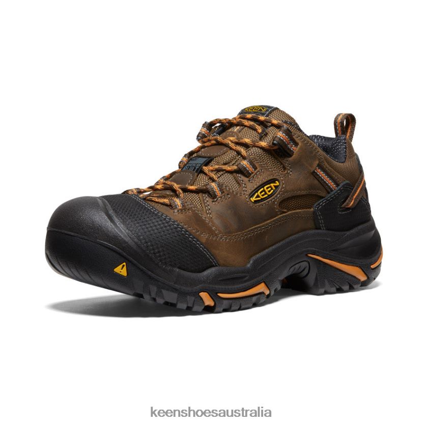 KEEN Footwear TLDLTR349 Cascade/Orange Ochre Braddock Low (Soft Toe) Men