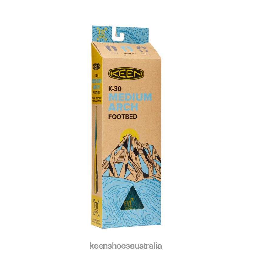 KEEN Accessories TLDLTR657 Blue Outdoor K-30 Medium Arch Insole Women
