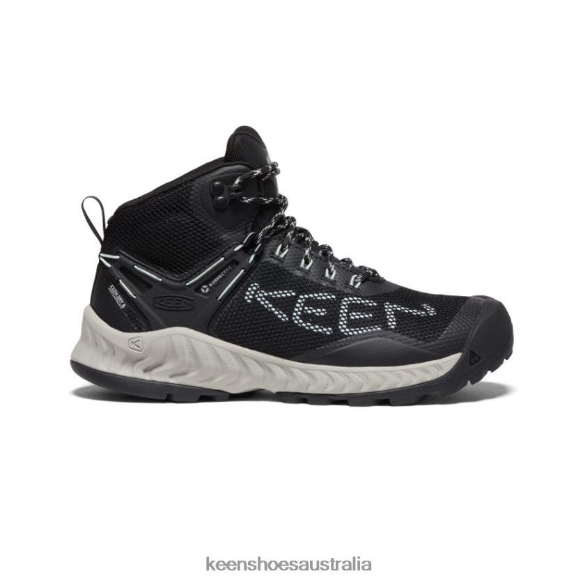 KEEN Footwear TLDLTR467 Black/Blue Glass NXIS EVO Waterproof Boot Women