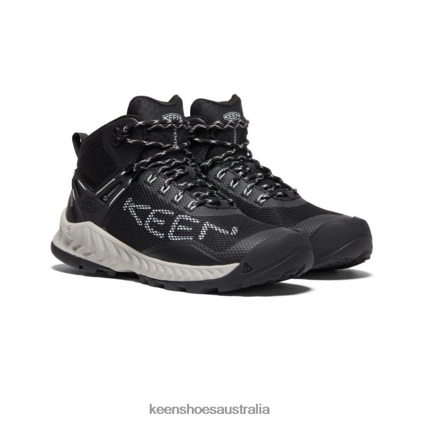 KEEN Footwear TLDLTR467 Black/Blue Glass NXIS EVO Waterproof Boot Women