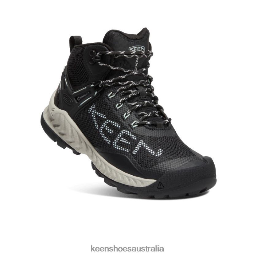 KEEN Footwear TLDLTR467 Black/Blue Glass NXIS EVO Waterproof Boot Women