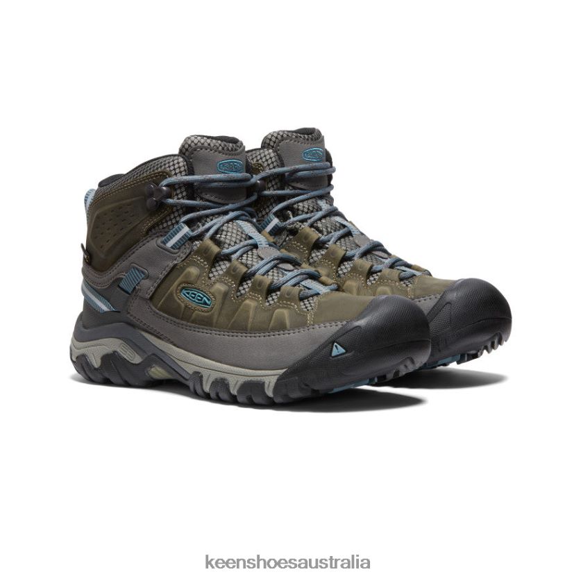KEEN Footwear TLDLTR570 Magnet/Atlantic Blue Targhee III Waterproof Mid Women