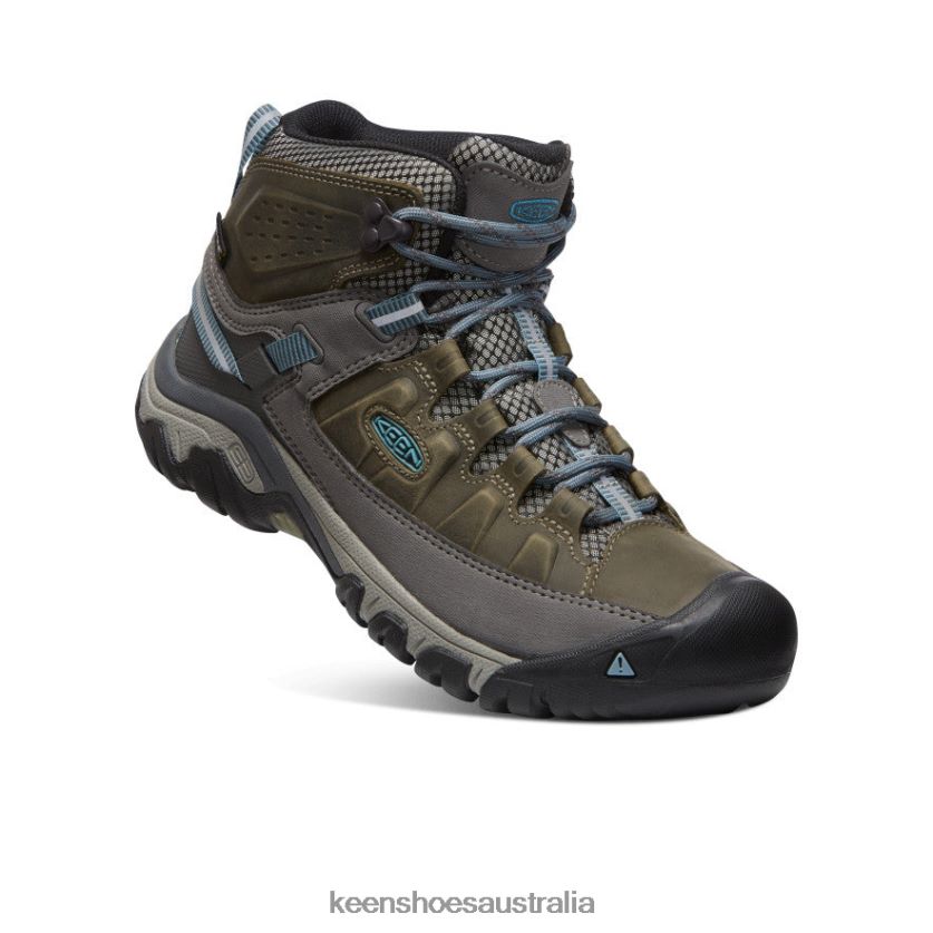 KEEN Footwear TLDLTR570 Magnet/Atlantic Blue Targhee III Waterproof Mid Women