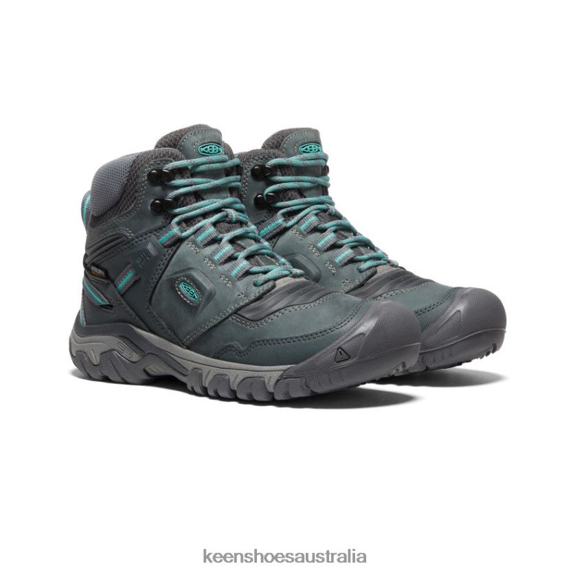 KEEN Footwear TLDLTR574 Steel Grey/Porcelain Ridge Flex Waterproof Boot Women