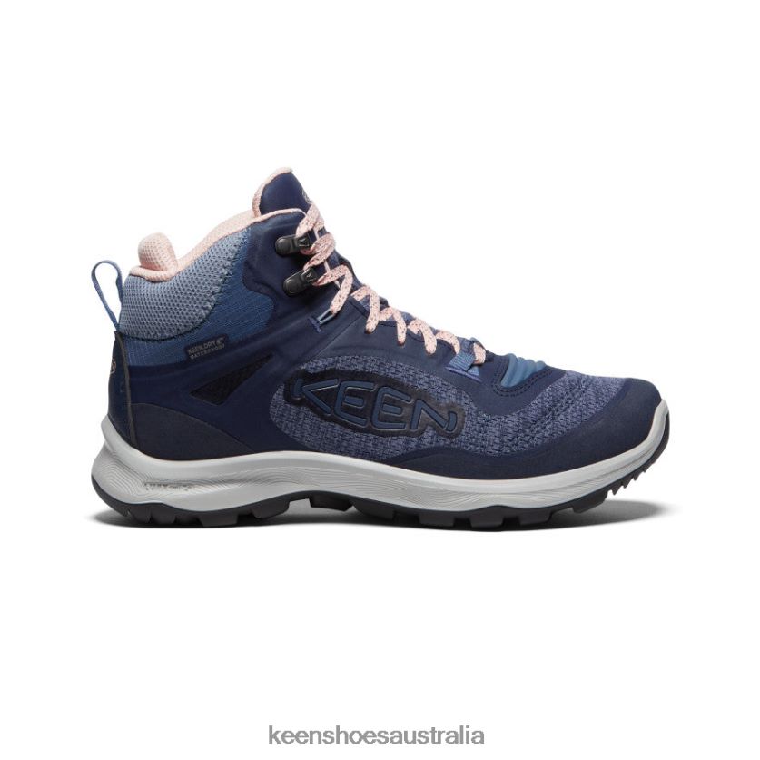 KEEN Footwear TLDLTR582 Vintage Indigo/Peachy Terradora Flex Waterproof Boot Women