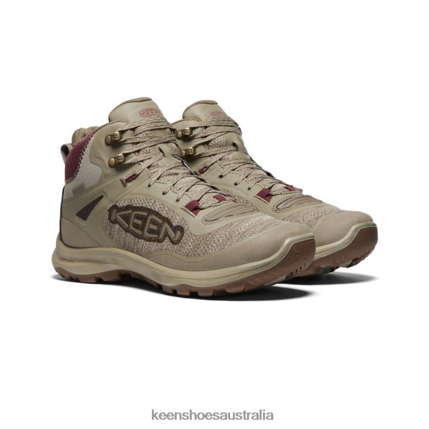 KEEN Footwear TLDLTR583 Plaza Taupe/Windsor Wine Terradora Flex Waterproof Boot Women