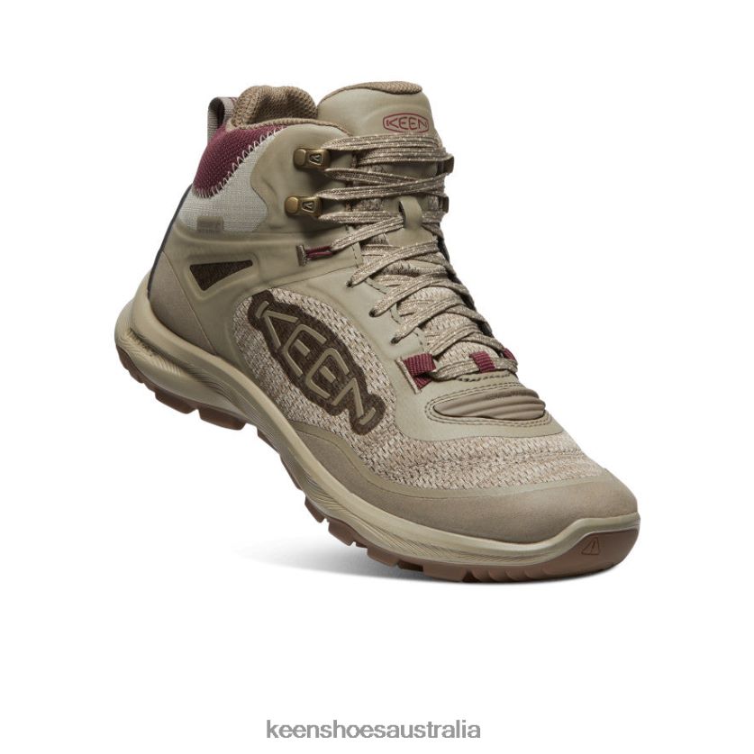 KEEN Footwear TLDLTR583 Plaza Taupe/Windsor Wine Terradora Flex Waterproof Boot Women