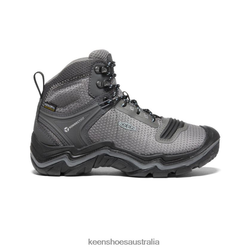 KEEN Footwear TLDLTR600 Steel Grey/Cloud Blue Durand EVO Waterproof Mid Women