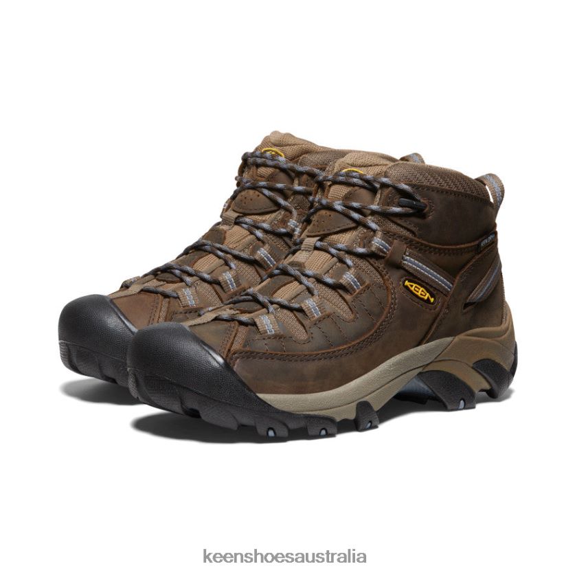 KEEN Footwear TLDLTR618 Slate Black/Flint Stone Targhee II Waterproof Mid Women