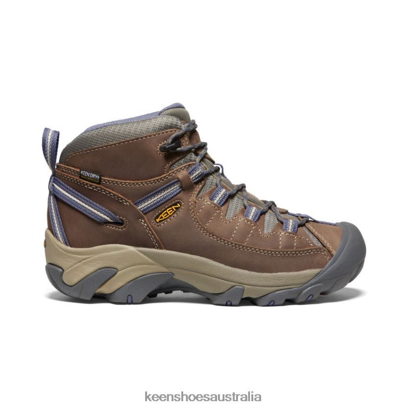KEEN Footwear TLDLTR619 Goat/Crown Blue Targhee II Waterproof Mid Women