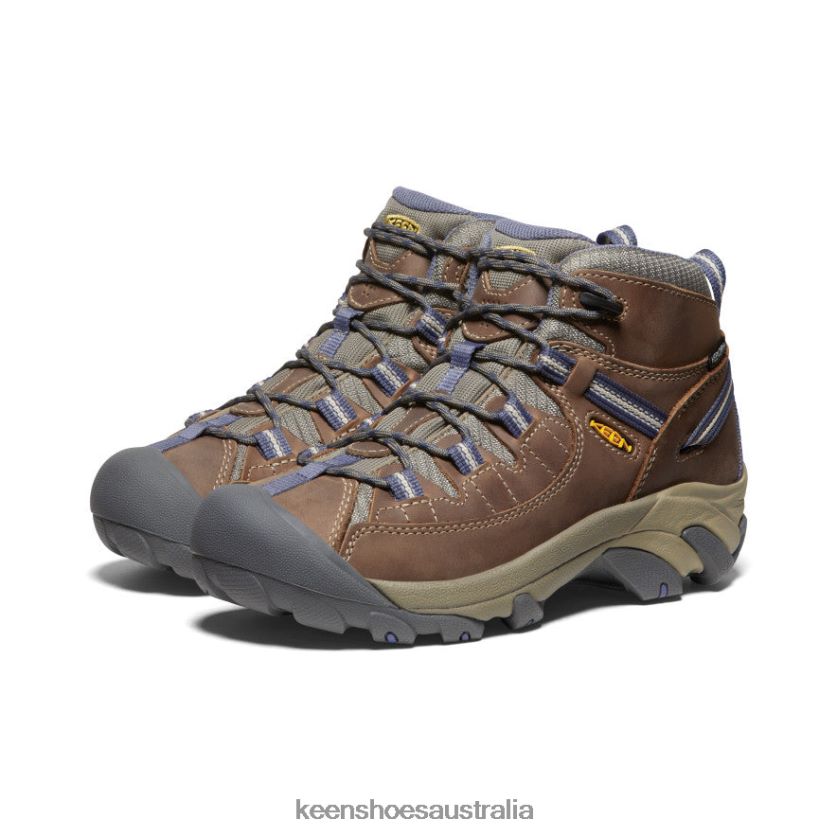KEEN Footwear TLDLTR619 Goat/Crown Blue Targhee II Waterproof Mid Women