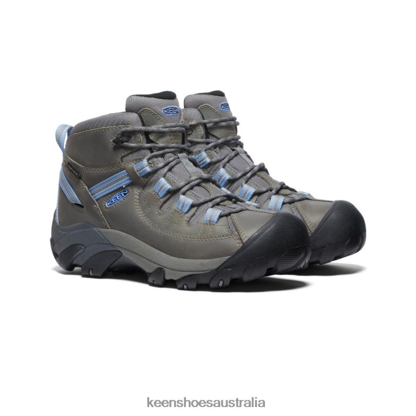 KEEN Footwear TLDLTR620 Steel Grey/Hydrangea Targhee II Waterproof Mid Women