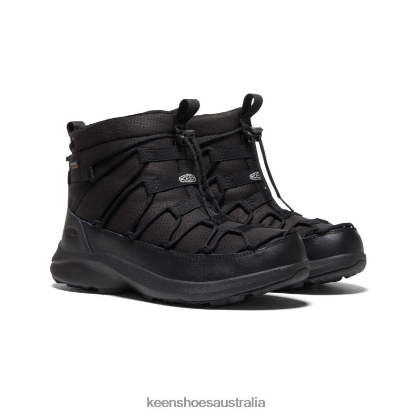 KEEN Footwear TLDLTR624 Triple Black/Black UNEEK SNK II Waterproof Chukka Women