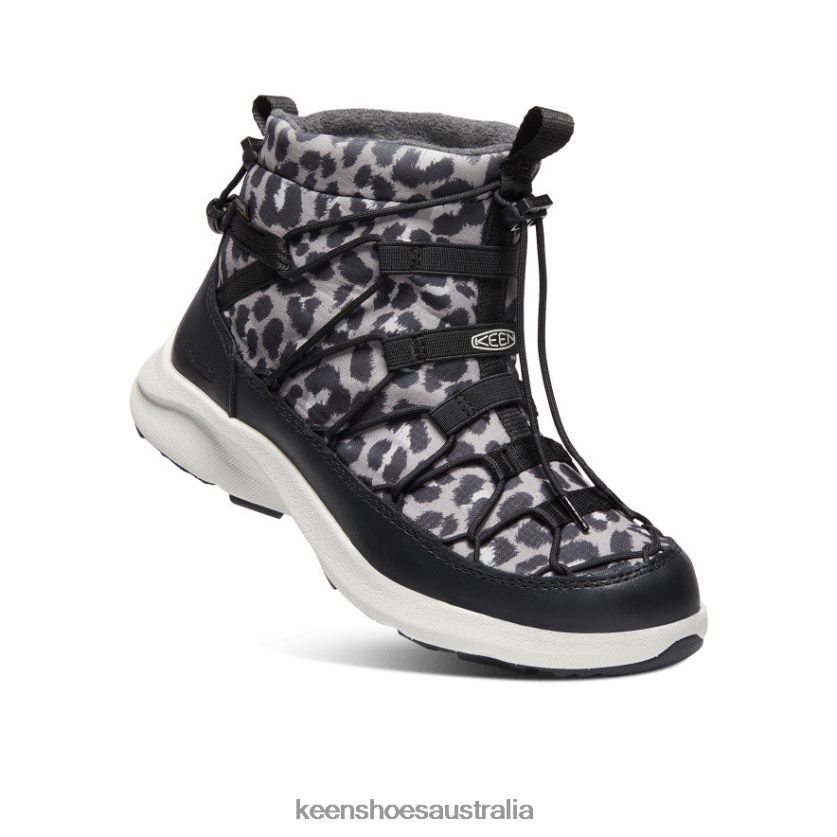 KEEN Footwear TLDLTR626 Animal Print/Silver Birch UNEEK SNK II Waterproof Chukka Women