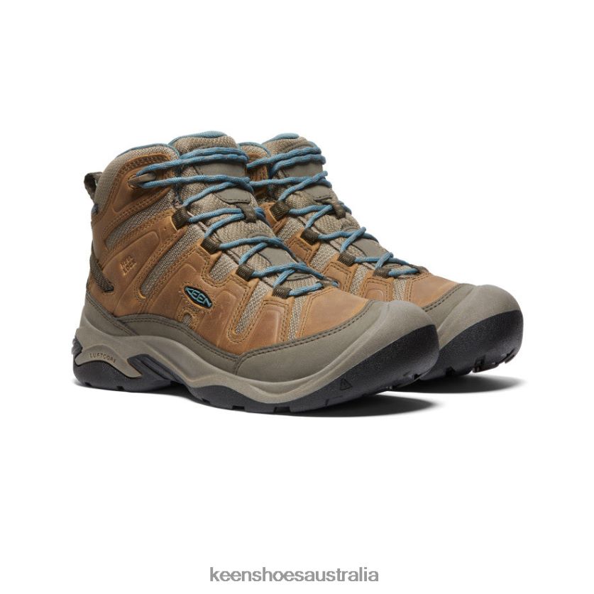 KEEN Footwear TLDLTR637 Toasted Coconut/North Atlantic Circadia Waterproof Boot Women