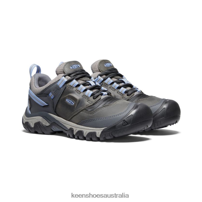 KEEN Footwear TLDLTR648 Steel Grey/Hydrangea Ridge Flex Waterproof Women
