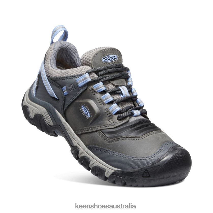 KEEN Footwear TLDLTR648 Steel Grey/Hydrangea Ridge Flex Waterproof Women