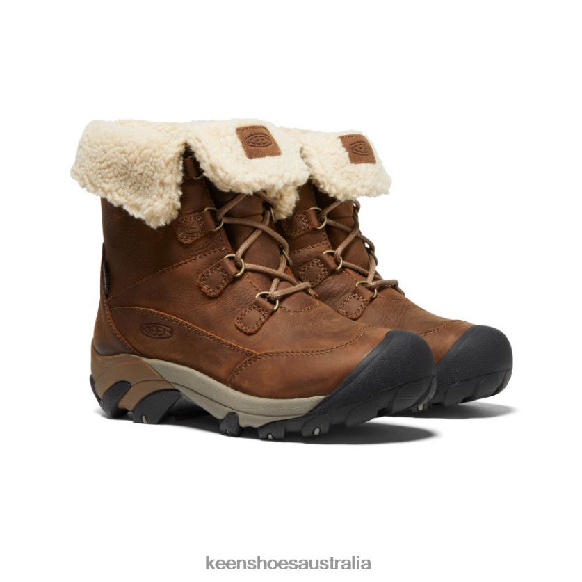 KEEN Footwear TLDLTR679 Brown/Shitake Betty Waterproof Short Boot Women