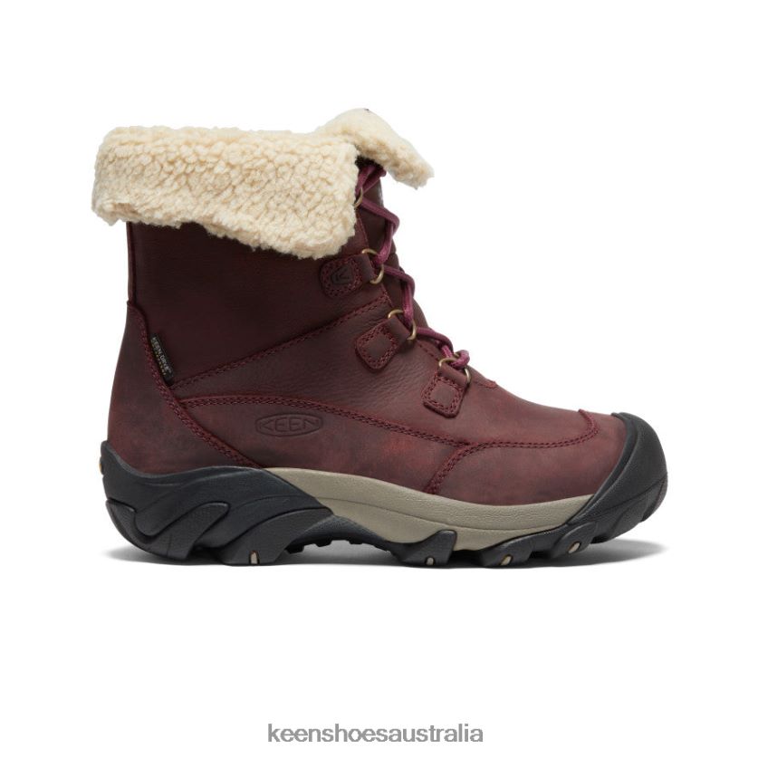 KEEN Footwear TLDLTR680 Burgundy/Brindle Betty Waterproof Short Boot Women