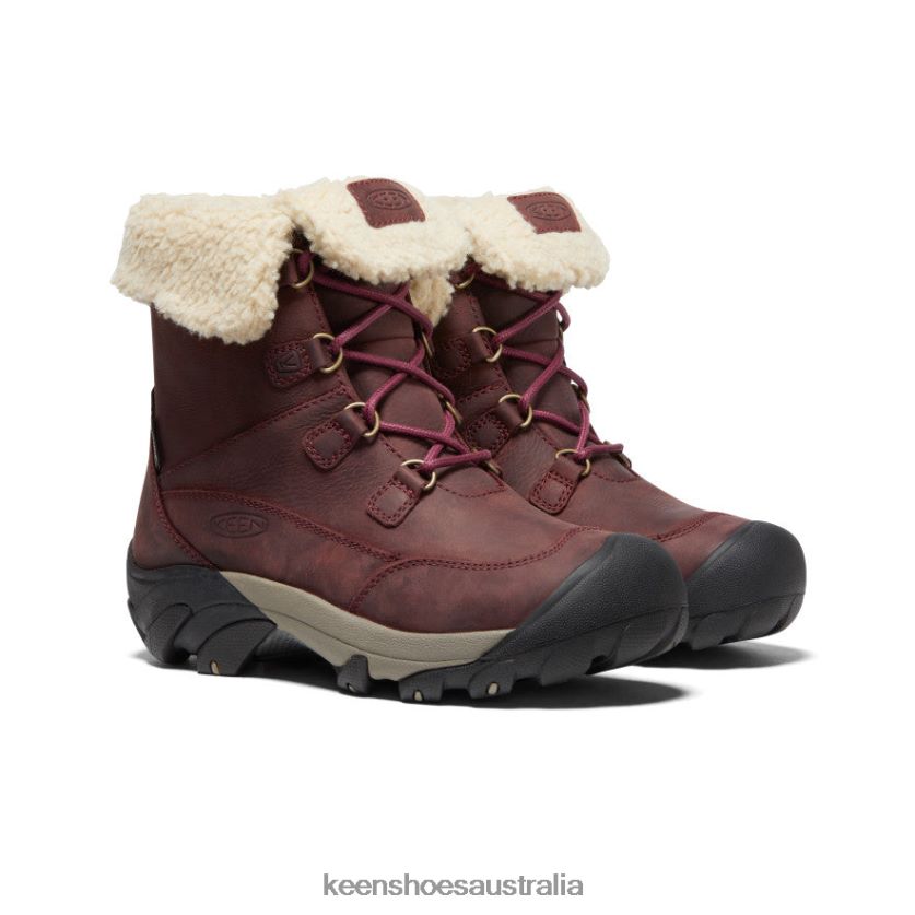 KEEN Footwear TLDLTR680 Burgundy/Brindle Betty Waterproof Short Boot Women