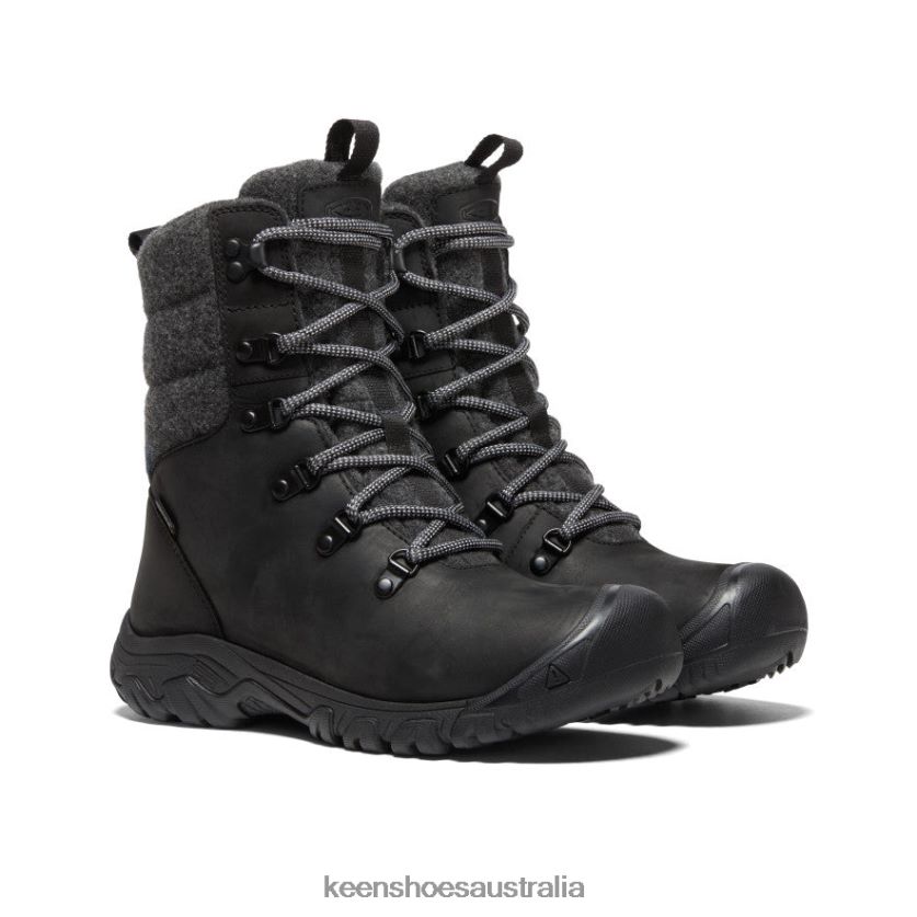 KEEN Footwear TLDLTR691 Black/Black Wool Greta Waterproof Boot Women