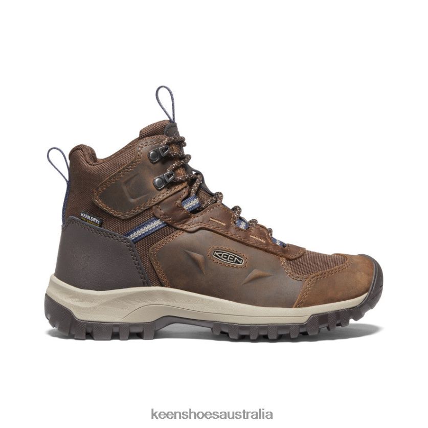 KEEN Footwear TLDLTR708 Toasted Coconut/Vintage Indigo Basin Ridge Waterproof Boot Women