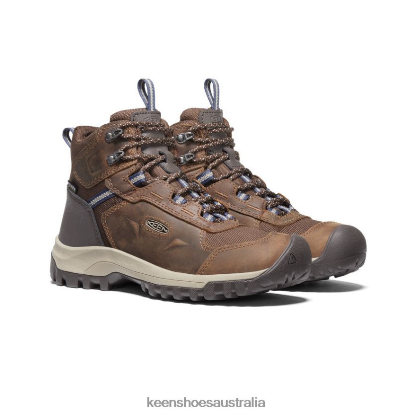 KEEN Footwear TLDLTR708 Toasted Coconut/Vintage Indigo Basin Ridge Waterproof Boot Women