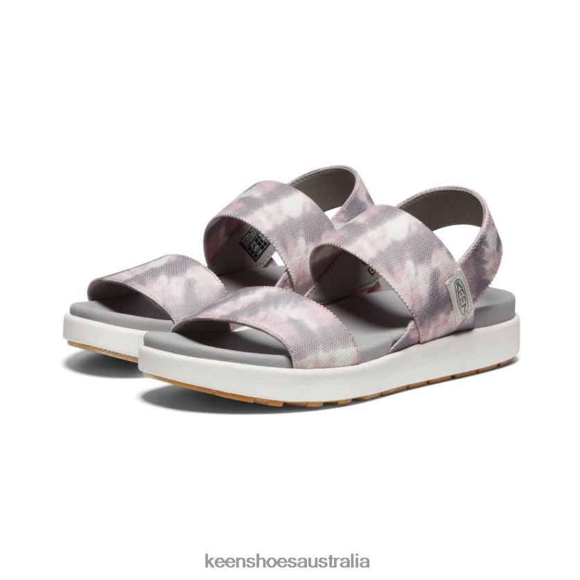 KEEN Footwear TLDLTR420 Fawn Tie Dye/Star White Elle Backstrap Sandal Women