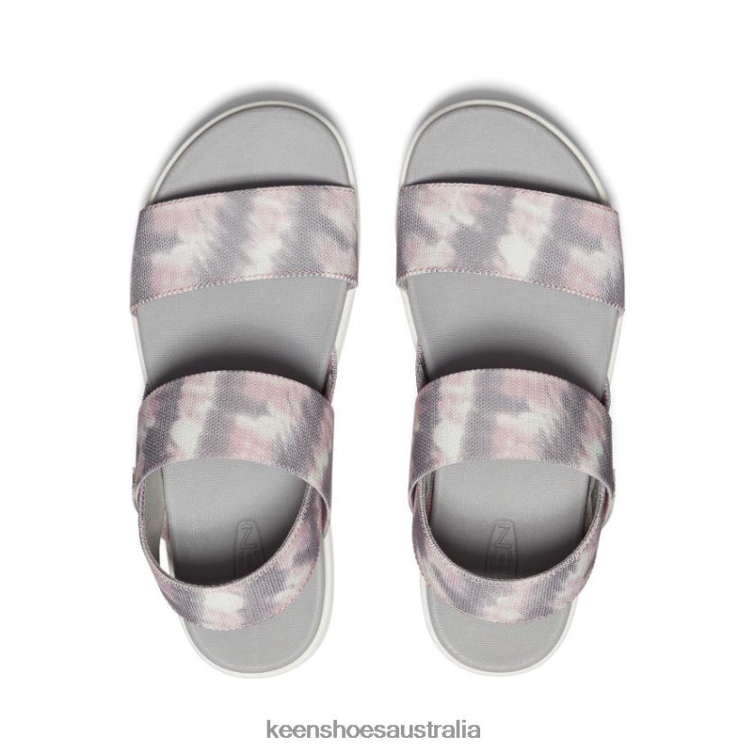KEEN Footwear TLDLTR420 Fawn Tie Dye/Star White Elle Backstrap Sandal Women