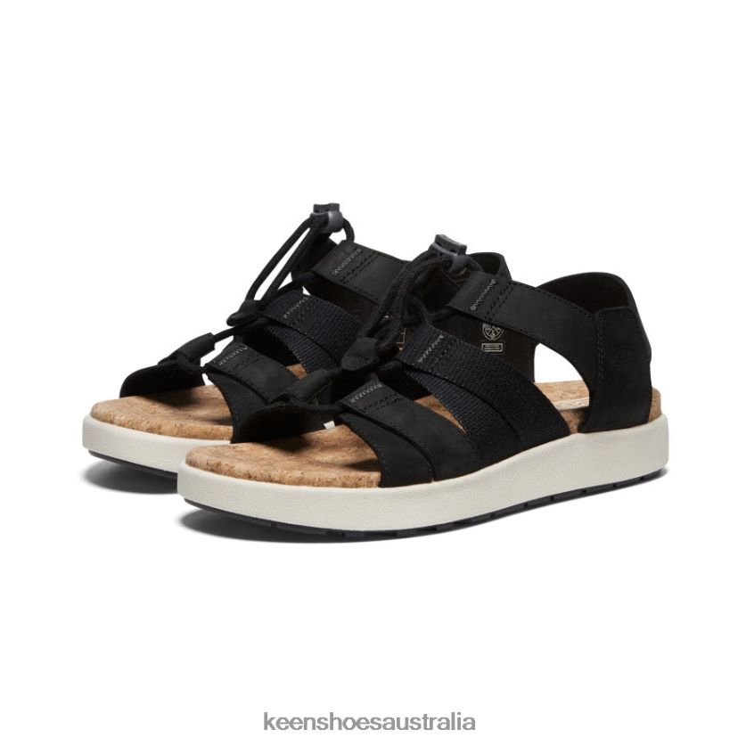 KEEN Footwear TLDLTR426 Black/Birch Elle Mixed Strap Sandal Women