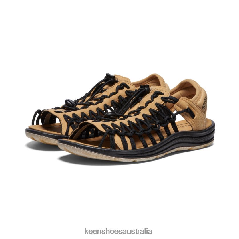 KEEN Footwear TLDLTR449 Oak Buff/Black Uneek II Open Toe Women