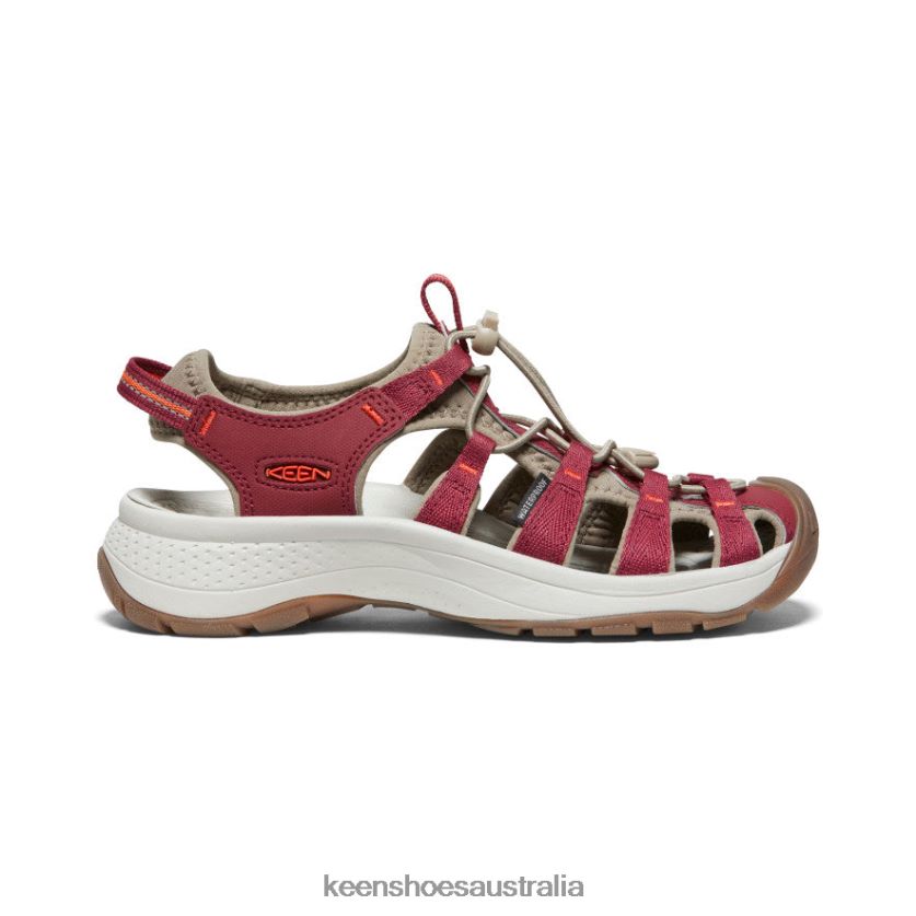 KEEN Footwear TLDLTR552 Merlot/Scarlet Ibis Astoria West Sandal Women