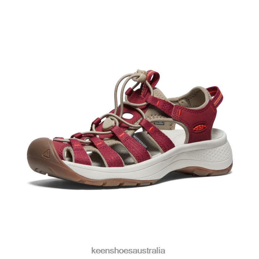 KEEN Footwear TLDLTR552 Merlot/Scarlet Ibis Astoria West Sandal Women