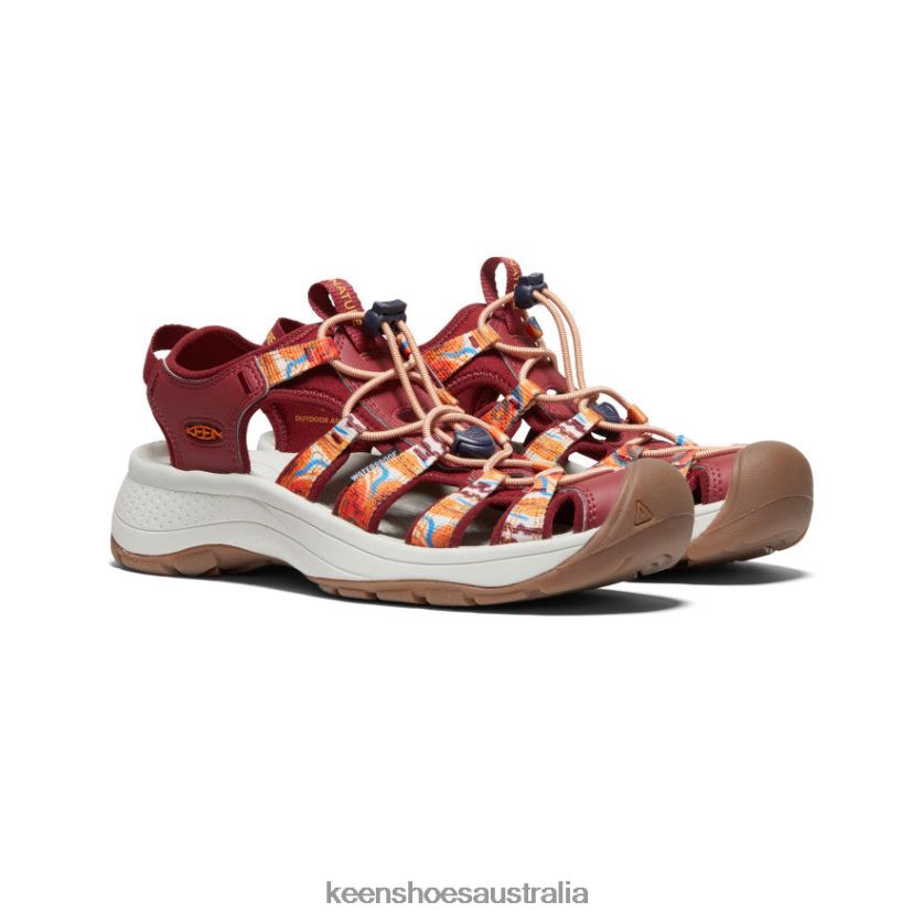 KEEN Footwear TLDLTR554 Orange Wave/Red Astoria West x Outdoor Afro Women