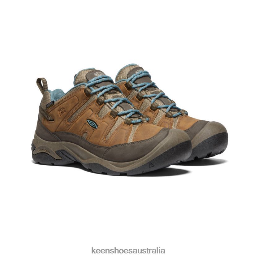 KEEN Footwear TLDLTR456 Syrup/North Atlantic Circadia Waterproof Shoe Wide Women