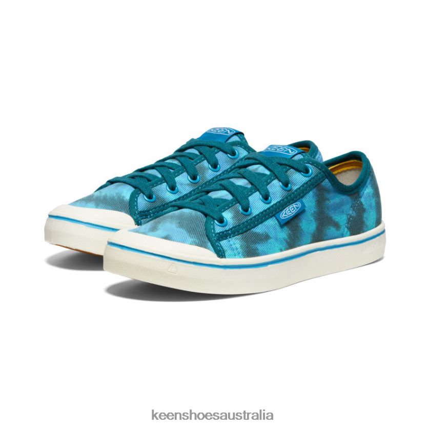KEEN Footwear TLDLTR501 Sea Moss Tie Dye/Star White Elsa V Sneaker Women
