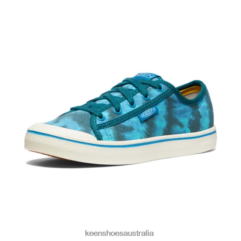 KEEN Footwear TLDLTR501 Sea Moss Tie Dye/Star White Elsa V Sneaker Women