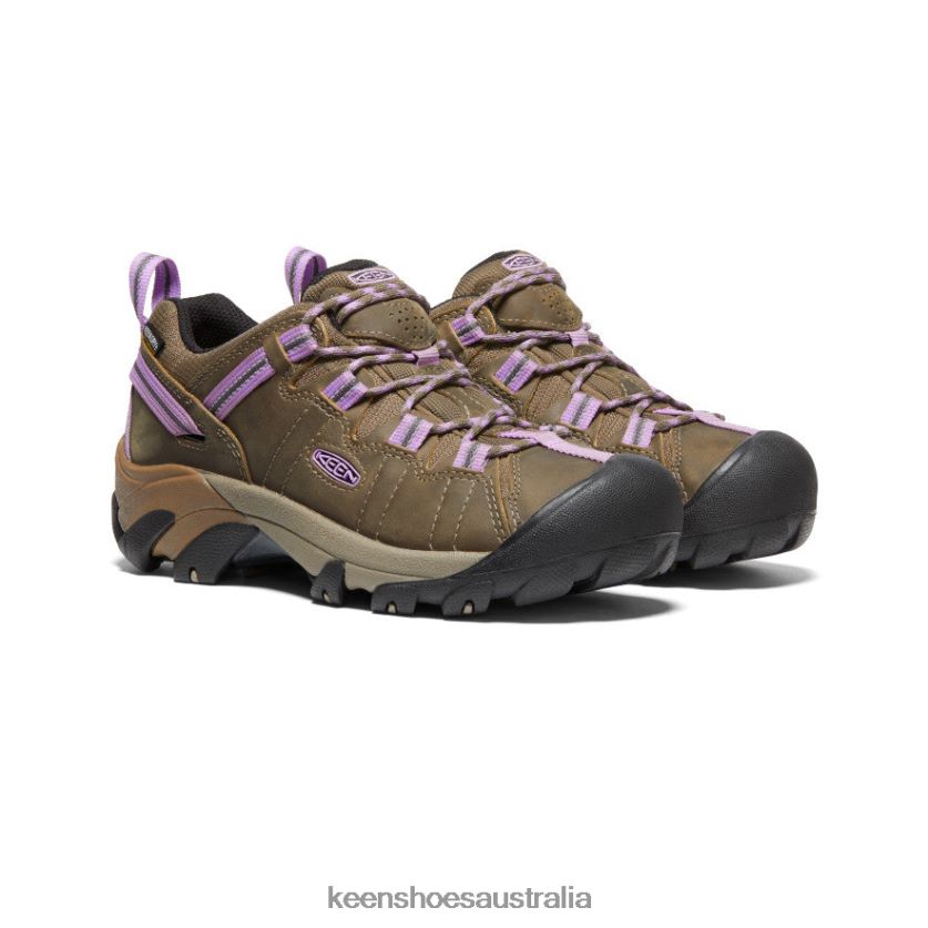 KEEN Footwear TLDLTR542 Timberwolf/English Lavender Targhee II Waterproof Women