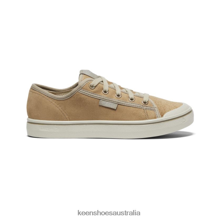 KEEN Footwear TLDLTR627 Beige/Silver Birch Elsa Harvest Leather Sneaker Women