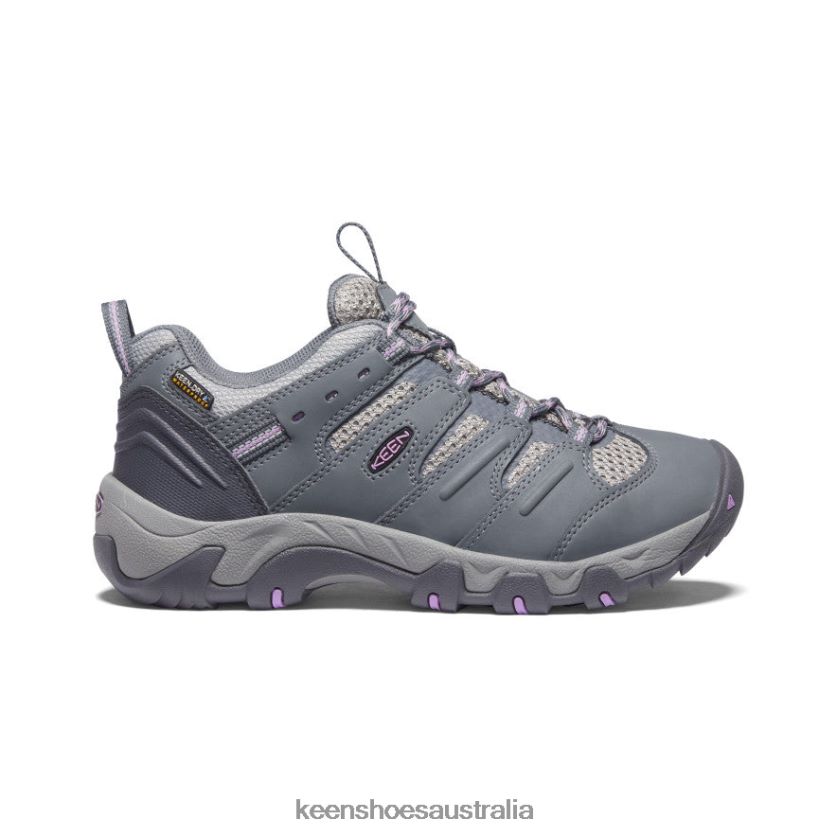 KEEN Footwear TLDLTR665 Steel Grey/African Violet Koven Waterproof Shoe Women