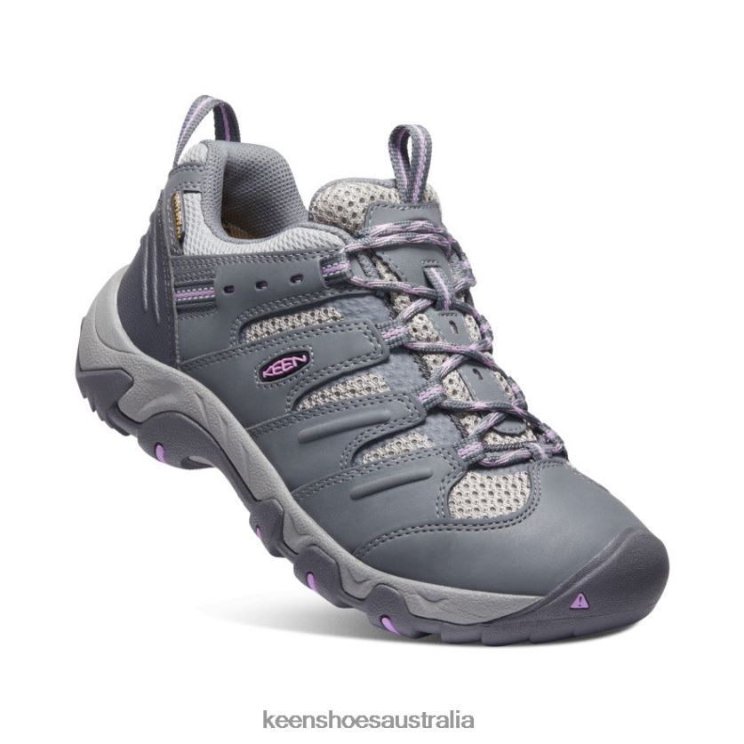 KEEN Footwear TLDLTR665 Steel Grey/African Violet Koven Waterproof Shoe Women