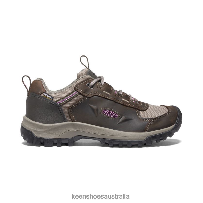 KEEN Footwear TLDLTR690 Canteen/Wood Violet Basin Ridge Waterproof Shoe Women