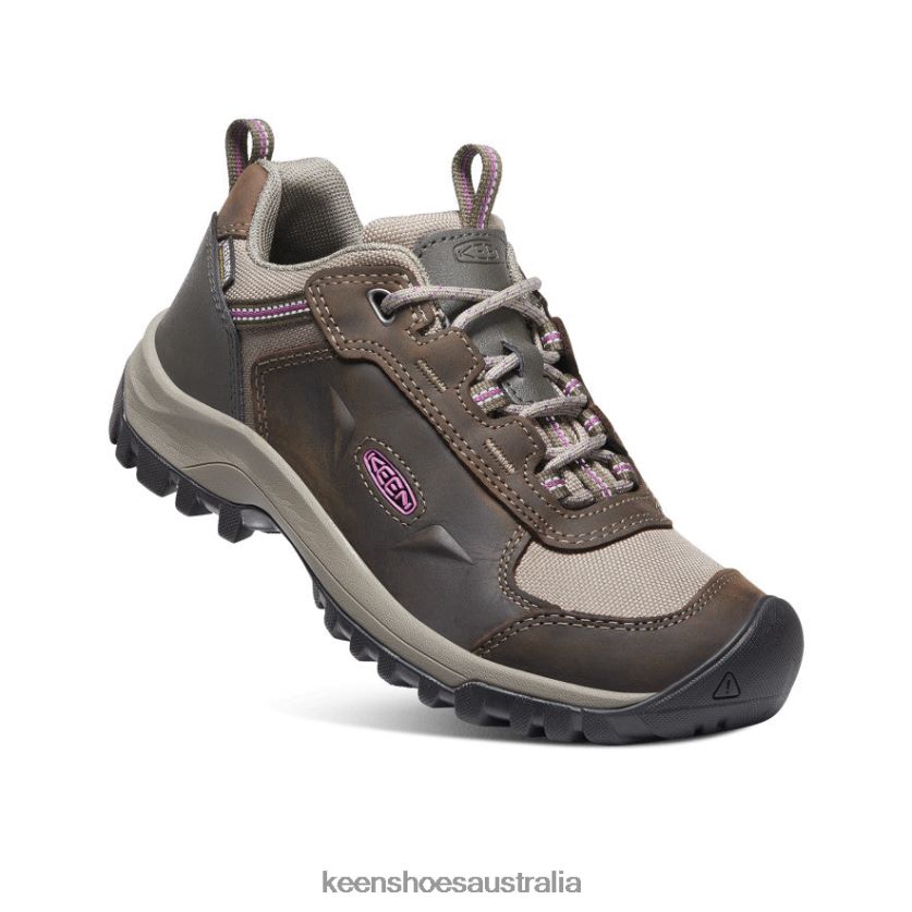 KEEN Footwear TLDLTR690 Canteen/Wood Violet Basin Ridge Waterproof Shoe Women
