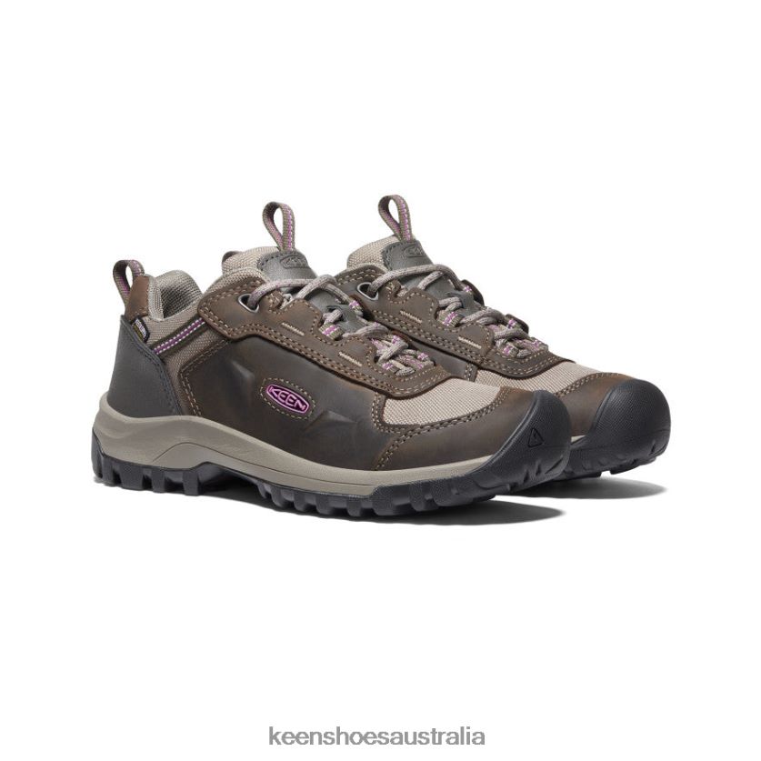 KEEN Footwear TLDLTR690 Canteen/Wood Violet Basin Ridge Waterproof Shoe Women