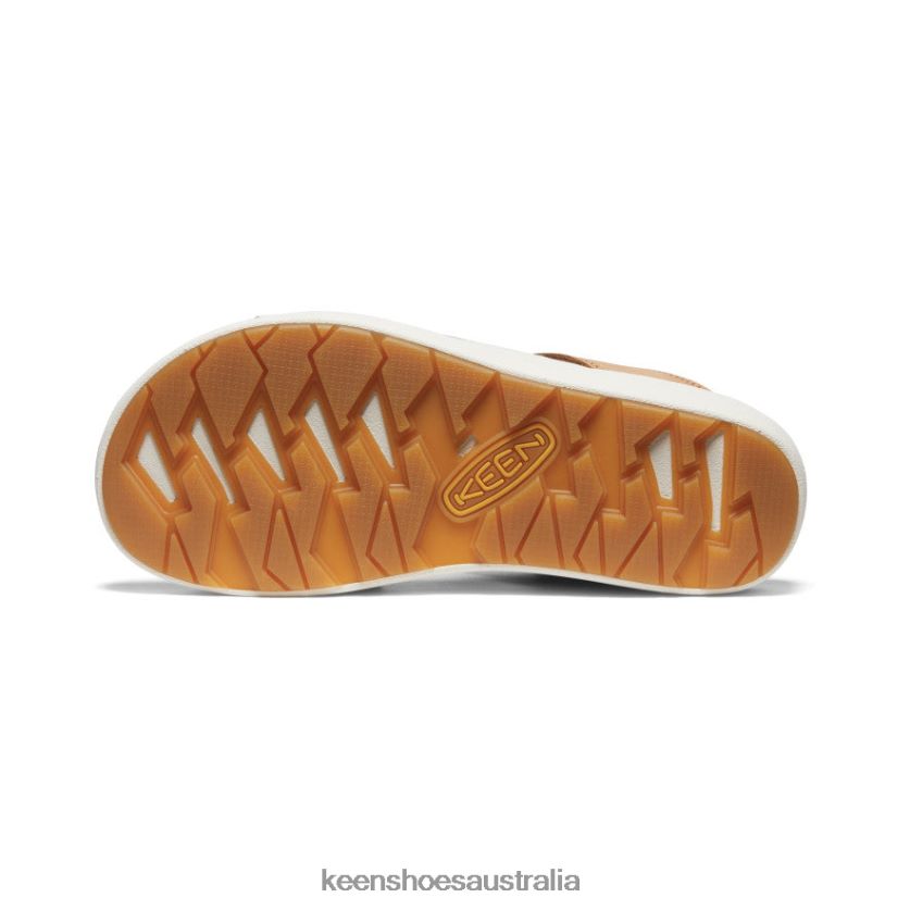 KEEN Footwear TLDLTR442 Natural Leather/Clearly Aqua Ellecity Slide Women