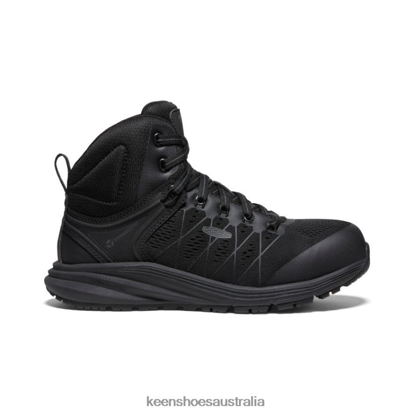 KEEN Footwear TLDLTR452 Black/Raven Vista Energy Mid INT MET (Carbon-Fiber Toe) Women