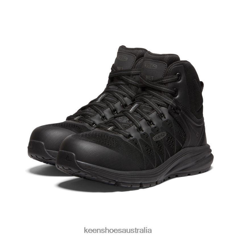 KEEN Footwear TLDLTR452 Black/Raven Vista Energy Mid INT MET (Carbon-Fiber Toe) Women