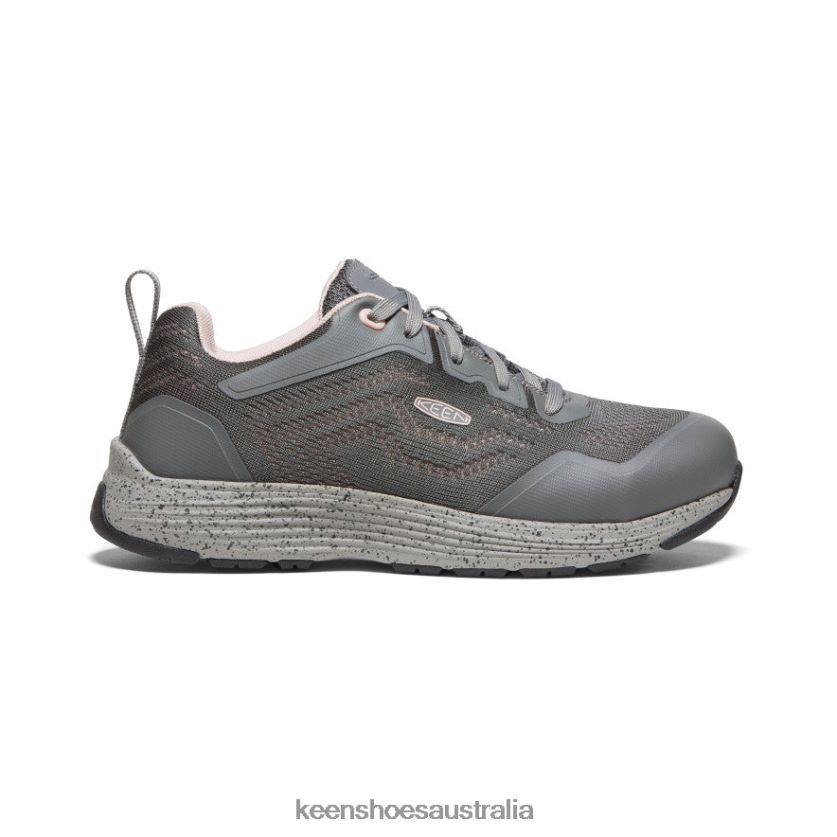 KEEN Footwear TLDLTR460 Steel Grey/Peach Whip Sparta 2 (Aluminum Toe) Women