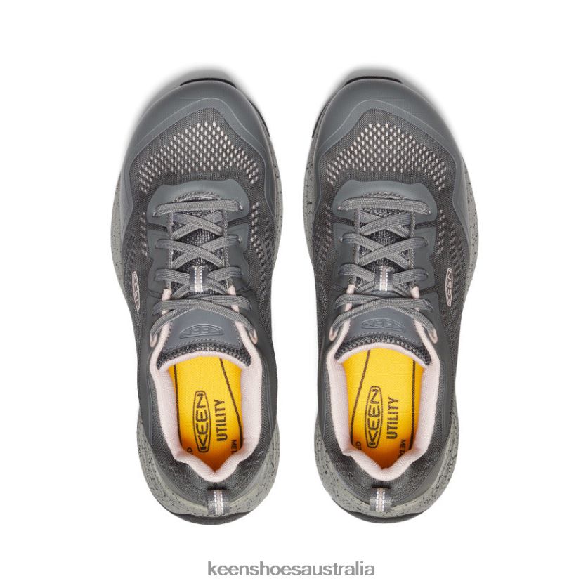 KEEN Footwear TLDLTR460 Steel Grey/Peach Whip Sparta 2 (Aluminum Toe) Women